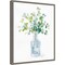 Beach Flowers IV (Vase) by Danhui Nai 16-in. W x 20-in. H. Canvas Wall Art Print Framed in Grey